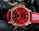 Copy Panerai Luminor Due 42mm Autmatic Watch With A Red Dial Red Leather Strap (3)_th.jpg